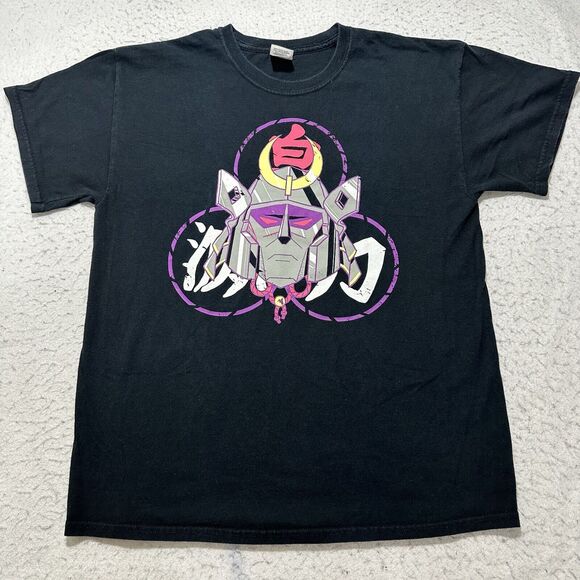 Gildan Other - Transformers Galvatron Men's Large Short Sleeve Black Graphic T Shirt Cotton
